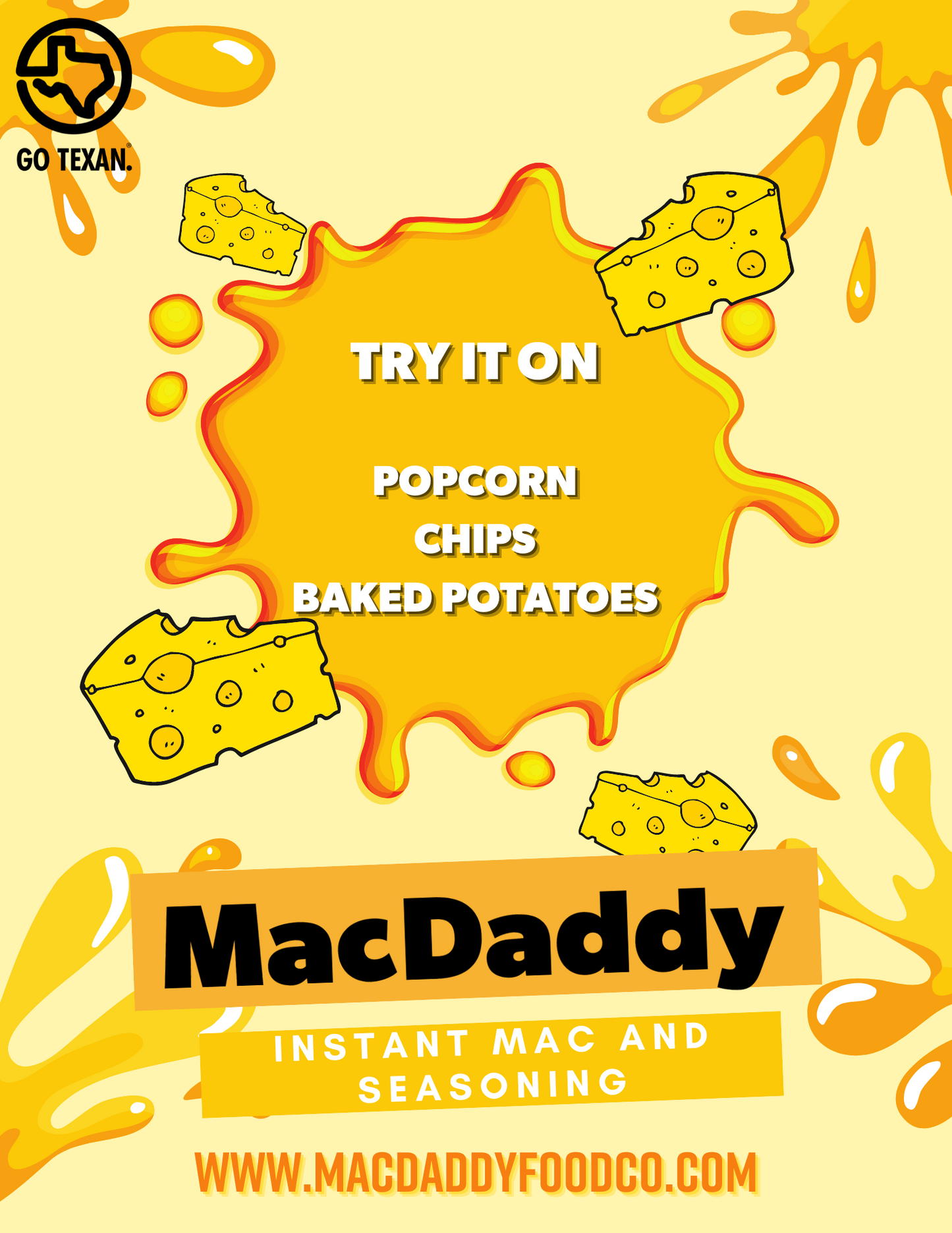 MacDaddy Four Cheese Mac and Cheese Sauce Mix and Seasoning 8 oz